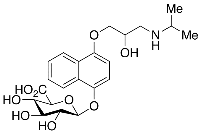 4-Hydroxy Propranolol β-D-Glucuronide (Mixture of Diastereomers)