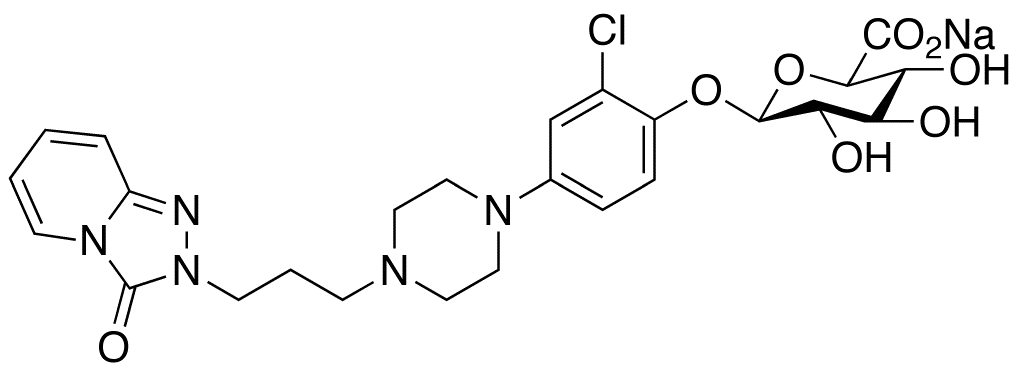 4’-Hydroxy Trazodone β-D-Glucuronide Sodium Salt