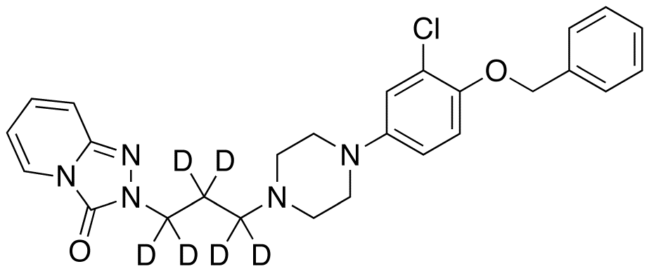 4’-Hydroxy Trazodone-d6 Benzyl Ether