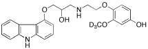 4’-Hydroxyphenyl Carvedilol-d3