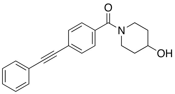 4-Hydroxypiperidin-1-yl-((4-phenylethynyl)phenyl)methanone