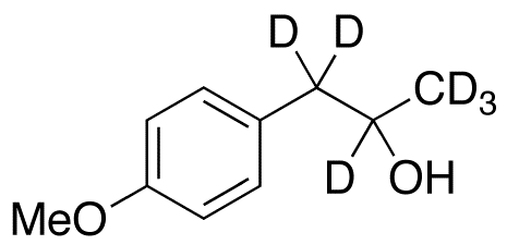 4-Methoxy-α-methyl-benzeneethanol-d6