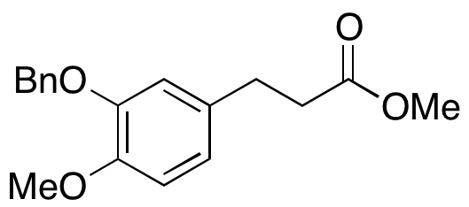 4-Methoxy-3-(phenylmethoxy)benzenepropanoic Acid Methyl Ester