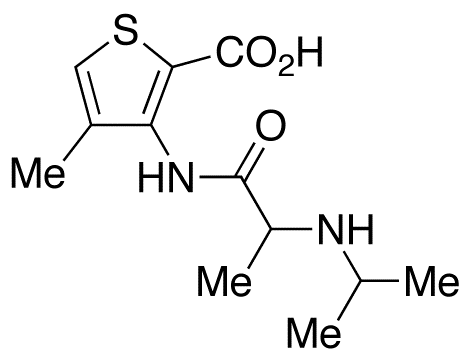 4-Methyl-3-[[1-oxo-2-(propylamino)propyl]amino]-2-thiophenecarboxylic Acid