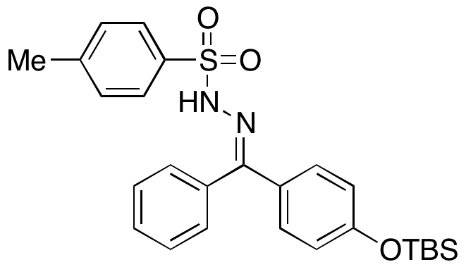 4-Methylbenzenesulfonic Acid 2-[[4-[[(1,1-Dimethylethyl)dimethylsilyl]oxy]phenyl]phenylmethylene]hydrazide