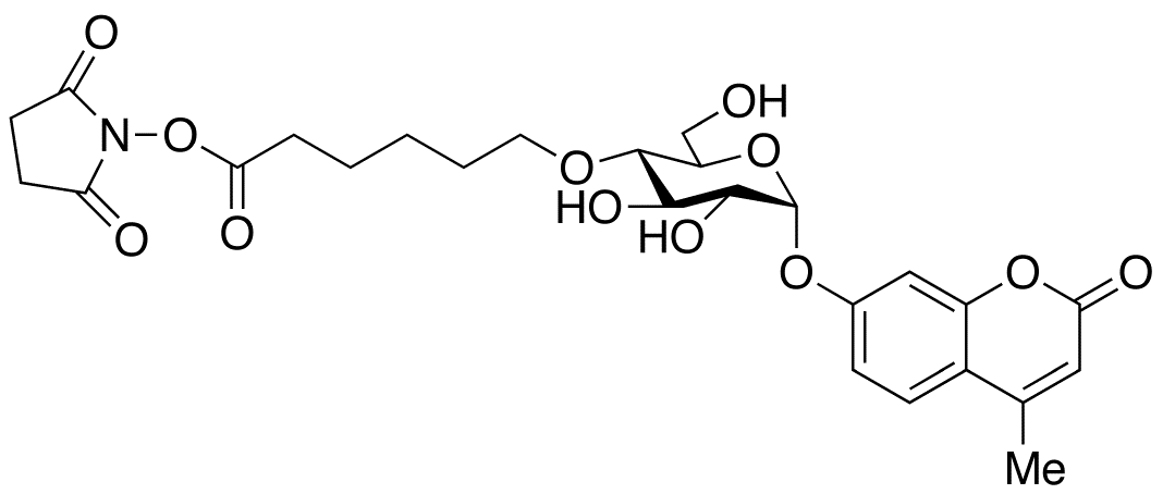 4-Methylumbelliferyl α-D-Glucopyranoside 4’-O-C6-N-Hydroxysuccinimide Ester