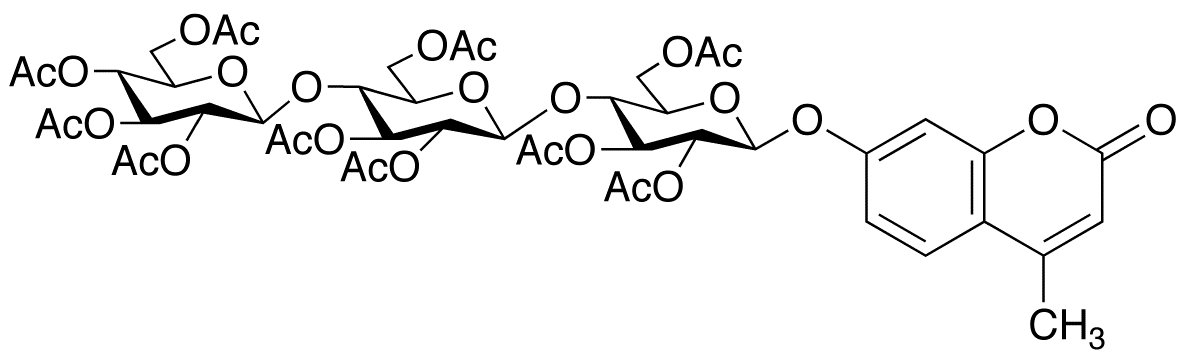 4-Methylumbelliferyl β-D-Cellotrioside Decaacetate