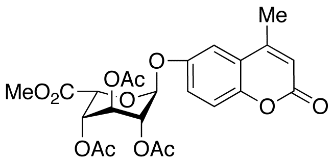 4-Methylumbelliferyl 2,3,4-Tri-O-acetyl-α-L-idopyranosiduronic Acid, Methyl Ester