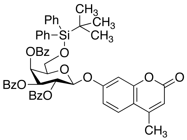 4-Methylumbelliferyl 2,3,4-Tri-O-benzoyl-6-O-(tert-butyldiphenylsilyl)-β-D-galactopyranoside