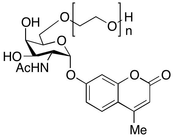 4-Methylumbelliferyl 2-Acetamido-2-deoxy-α-D-galactopyranoside PEG2000 Ether