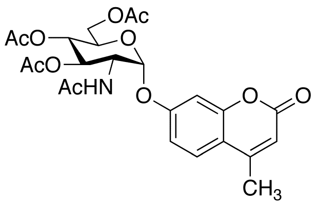 4-Methylumbelliferyl 2-Acetamido-2-deoxy-3,4,6-tri-O-acetyl-α-D-Glucopyranoside