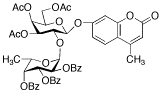 4-Methylumbelliferyl 3,4,6-Tri-O-acetyl-2-O-(2,3,4-tri-O-benzoyl-α-L-fucopyranosyl)-β-D-galactopyranoside