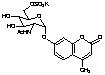 4-Methylumbelliferyl 6-Sulfo-2-acetamido-2-deoxy-α-D-glucopyranoside Potassium Salt