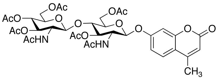 4-Methylumbelliferyl Di-N-Acetyl-β-D-chitobiose Peracetate