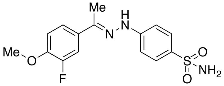 4[N’-[1-[3-Fluoro-4-methoxy-phenyl)-ethylidene]hydrazino}benzenesulfonamide