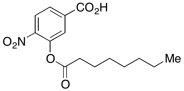 4-Nitro-3-[(1-oxooctyl)oxy]benzoic Acid