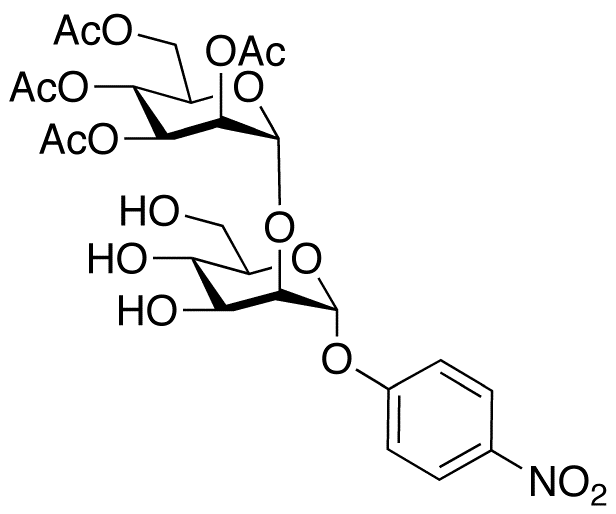 4-Nitrophenyl 2-O-(2,3,4,6-Tri-O-acetyl-α-D-mannopyranosyl)-α-D-mannopyranoside