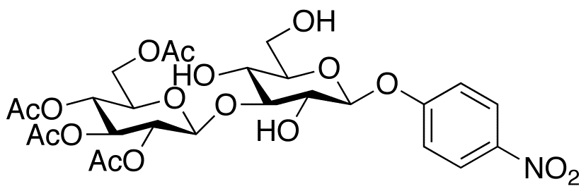 4-Nitrophenyl 3-O-(2,3,4,6-Tetra-O-acetyl-β-D-glucopyranosyl)-β-D-glucopyranoside