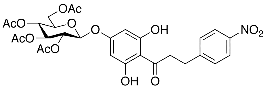 4’-O-(β-D-2”,3”,4”,6”-Tetraacetyl-glucopyranosyl)-4-nitrophloretin