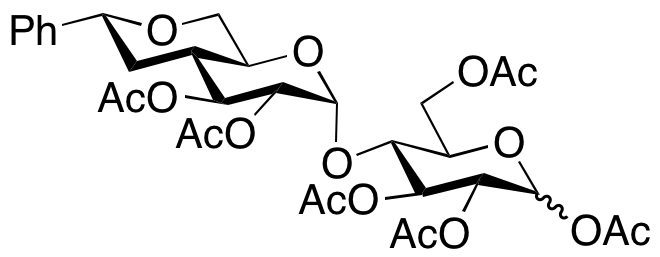 4-O-[4,6-O-(Phenylmethylene)-β-D-galactopyranosyl]-β-D-glucopyranoside Methyl Ester Hexaacetate