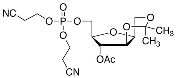 4-O-Acetyl-2,5-anhydro-1,3-O-isopropylidene-6-[bis(2-cyanoethyl)phosphoryl]-D-glucitol