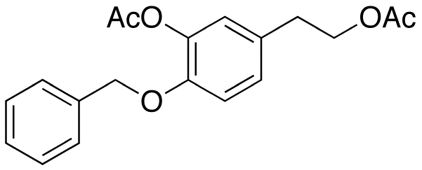 4-O-Benzyl-3-acetyloxy Tyrosol α-Acetate