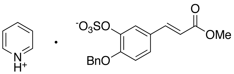 4-O-Benzyl-caffeic Acid 3-O-Sulfate Methyl Ester Pyridinium Salt