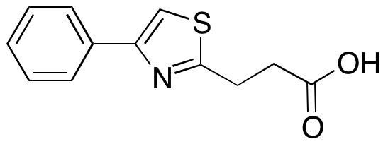 4-Phenyl-2-thiazolepropanoic Acid