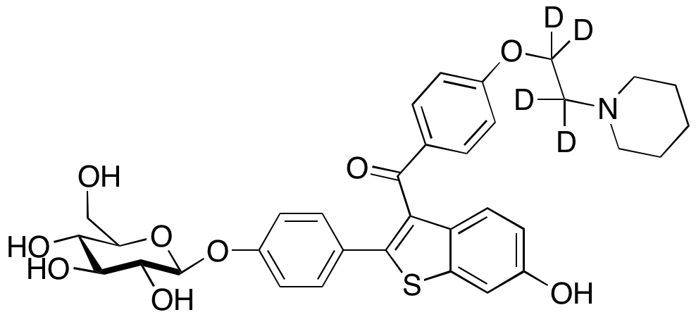 4’-Raloxifene-β-D-glucopyranoside-d4