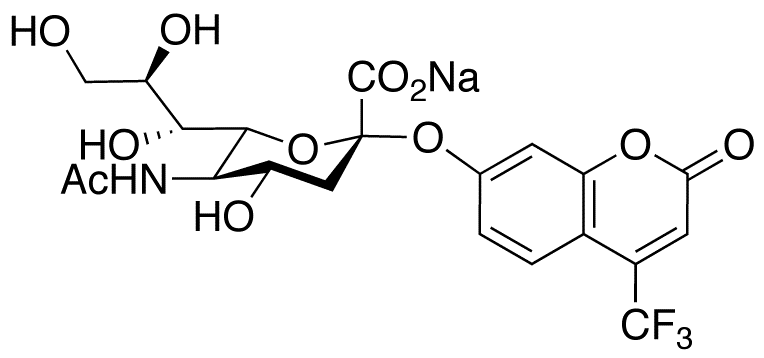 4-Trifluoromethylumbelliferyl-α-D-N-acetylneuraminic Acid Sodium Salt