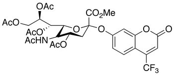 4-Trifluoromethylumbelliferyl Tetra-O-acetylated α-D-N-Acetylneuraminate Methyl Ester