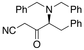 4S-4-Dibenzylamino-3-oxo-5-phenylpentanonitrile