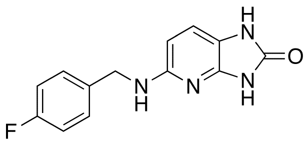 5-[[(4-Fluorophenyl)methyl]amino]-1,3-dihydro-2H-imidazo[4,5-b]pyridin-2-one