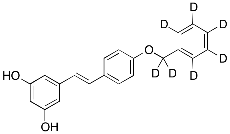 5-[(1E)-2-[4-(Phenylmethoxy)phenyl]ethenyl]-1,3-benzenediol-d7