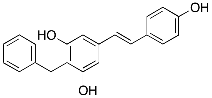 5-[(1E)-2-(4-Hydroxyphenyl)ethenyl]-2-(phenylmethyl)-1,3-benzenediol