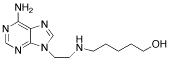 5-{[2-(6-Amino-9H-purin-9-yl)ethyl]amino}-1-pentanol