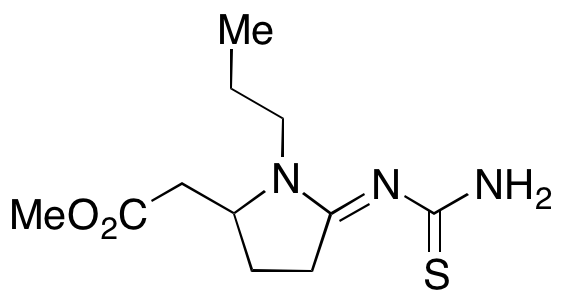 5-[(Aminothioxomethyl)imino]-1-propyl-2-pyrrolidineacetic Acid Methyl Ester