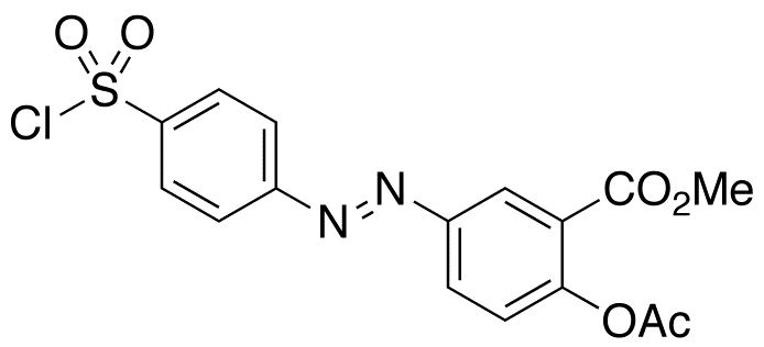 5-[[p-(Chlorosulfonyl)phenyl]azo]salicylic Acid Methyl Ester Acetate