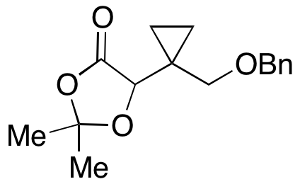 5-(1-(Hydroxymethyl)cyclopropyl)-2,2-dimethyl-1,3-dioxolan-4-one Benzyl Ester