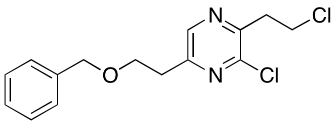 5-(2-(Benzyloxy)ethyl)-3-chloro-2-(2-chloroethyl)pyrazine