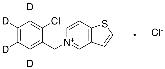 5-(2-Chlorobenzyl)-thieno[3,2-c]pyridinium-d4 Chloride