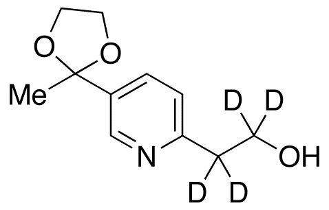 5-(2-Methyl-1,3-dioxolan-2-yl)-2-pyridineethanol-d4