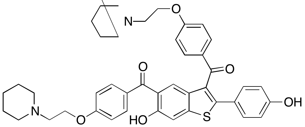 5-[4-(2-Piperidinyl)ethoxy]benzoyl Raloxifene