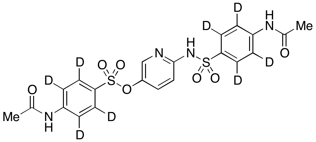 5-[4-(Acetylamino)benzenesulfonyloxy]sulfapyridine-d8 Acetate