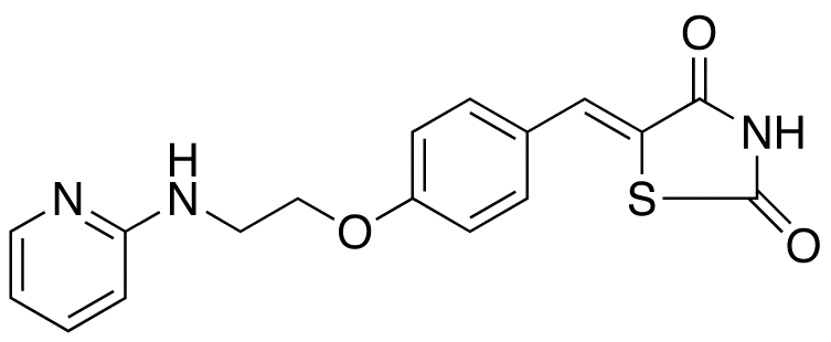 5-[4-[N-(2-Pyridylamino)ethoxy]benzylidene]thiazolidine-2,4-dione