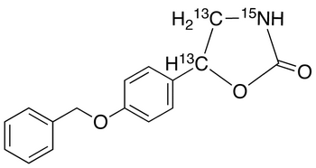 5-(4’-Benzyloxyphenyl)-[4,5-di-13C,3-15N]-2-oxazolidone