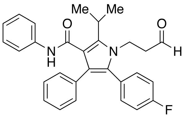 5-(4-Fluorophenyl)-2-(1-methylethyl)-1-(3-oxopropyl)-N,4-diphenyl-1H-pyrrole-3-carboxamide