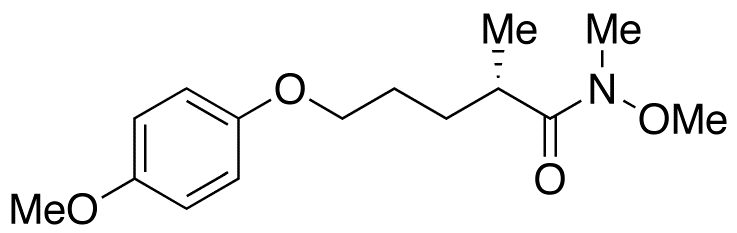 5-(4-Methoxyphenoxy)-N-methoxy-N,2-dimethyl-pentanamide