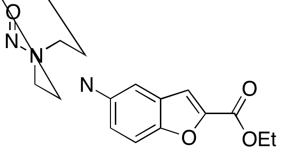 5-(4-Nitrosopiperazin-1-yl)benzofuran-2-carboxylic Acid Ethyl Ester