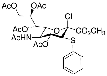 5-(Acetylamino)-2-chloro-2,5-dideoxy-3-S-phenyl-3-thio-D-erythro-α-L-gluco-2-nonulopyranosonic Acid Methyl Ester 4,7,8,9-Tetraacetate